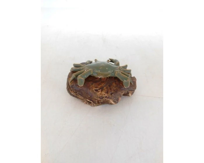 Bonsai ornament / krab op steen - Image 3