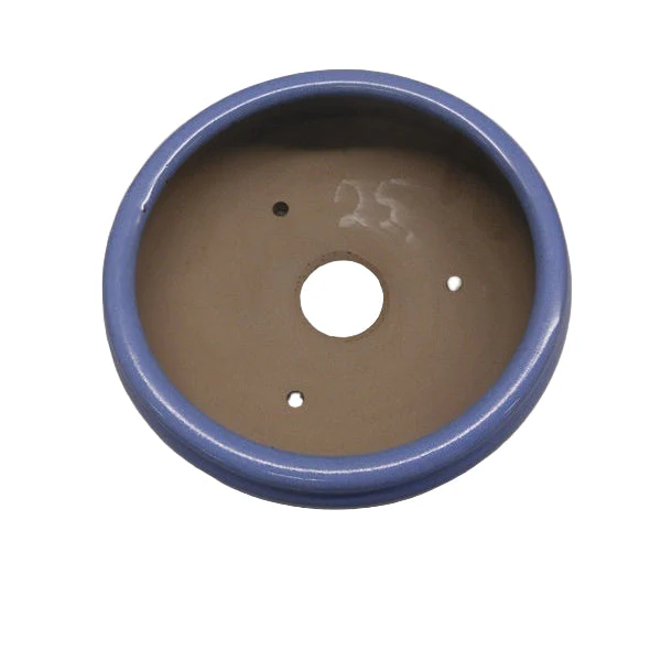 Bonsai pot licht blauw rond 15cm - Image 3