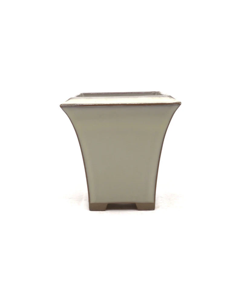 Bonsai pot semi-cascade creme 12cm