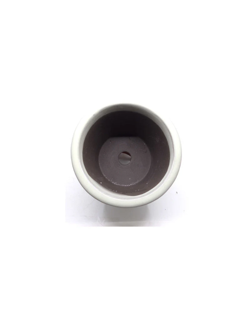 Bonsai pot semi-cascade rond creme 12cm - Image 3