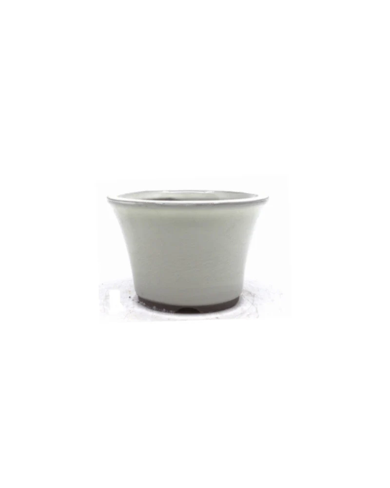 Bonsai pot semi-cascade rond creme 12cm - Image 4