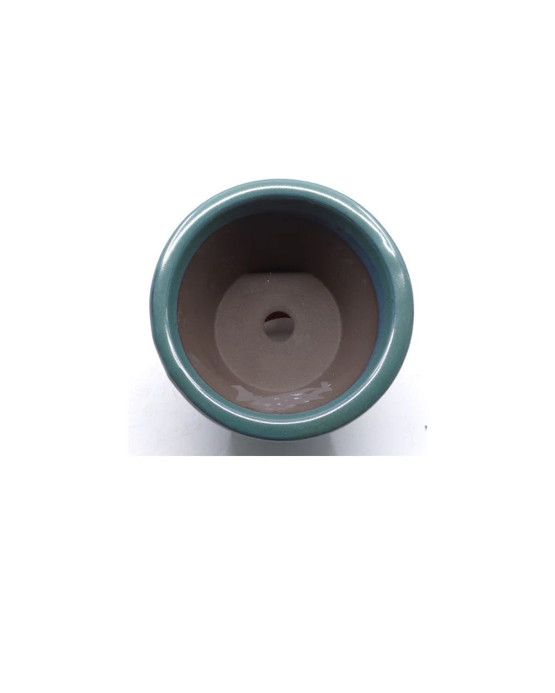 Bonsai pot semi-cascade rond groen 12cm - Image 3