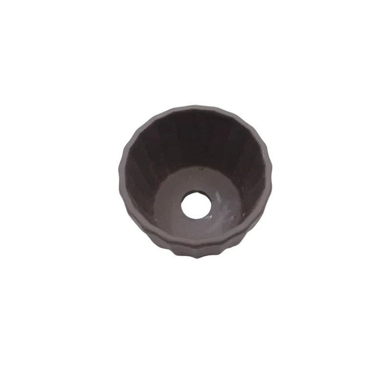 Shohin Bonsai pot ongeglazuurd chrysanten 10cm - Image 3
