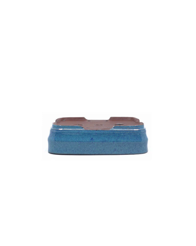 Bonsai pot blauw groen rechthoekig 14cm - Image 4