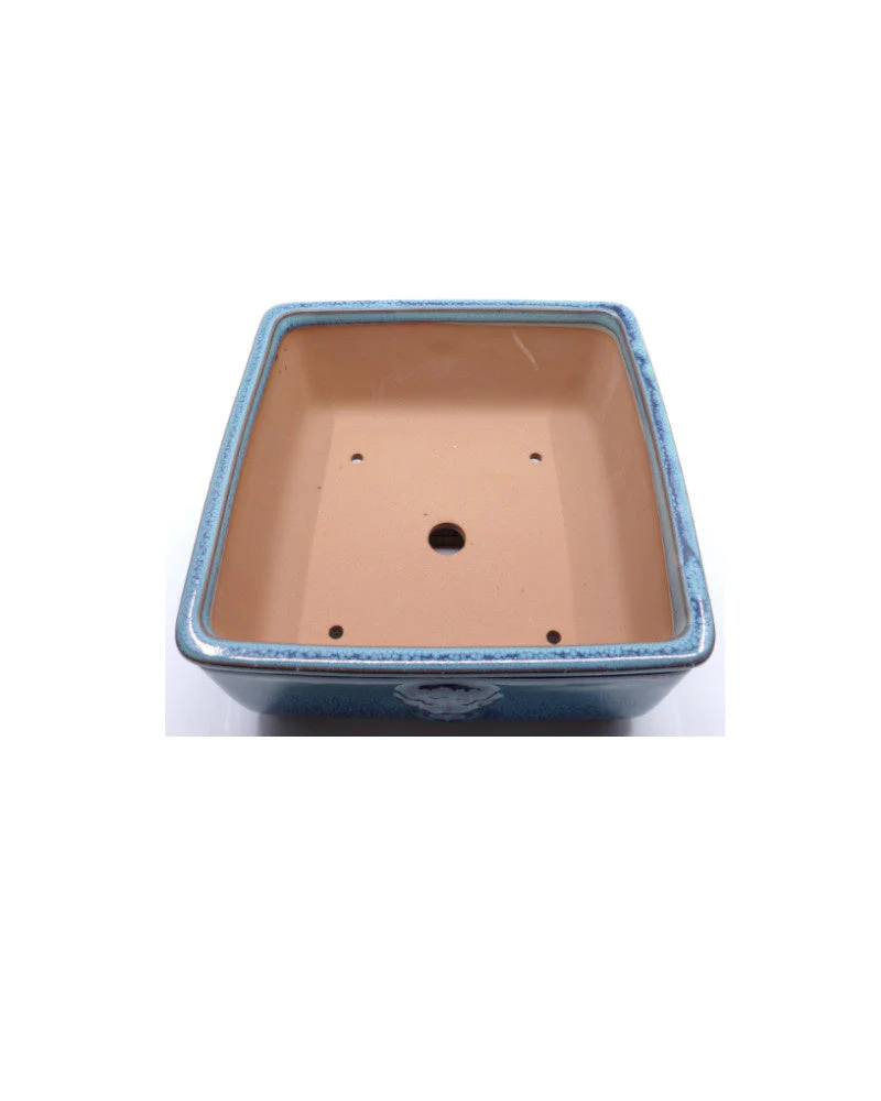 Bonsai pot blauw groen vierkant 21cm - Image 4