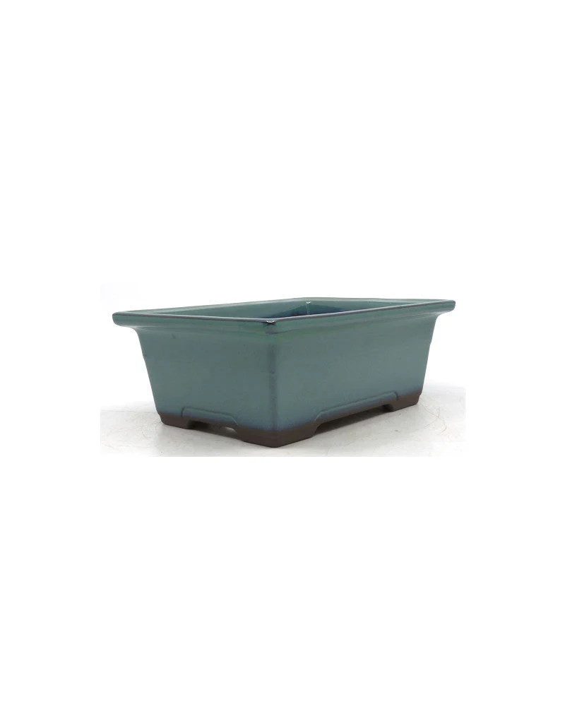 Bonsai pot groen rechthoekig 18cm - Image 2