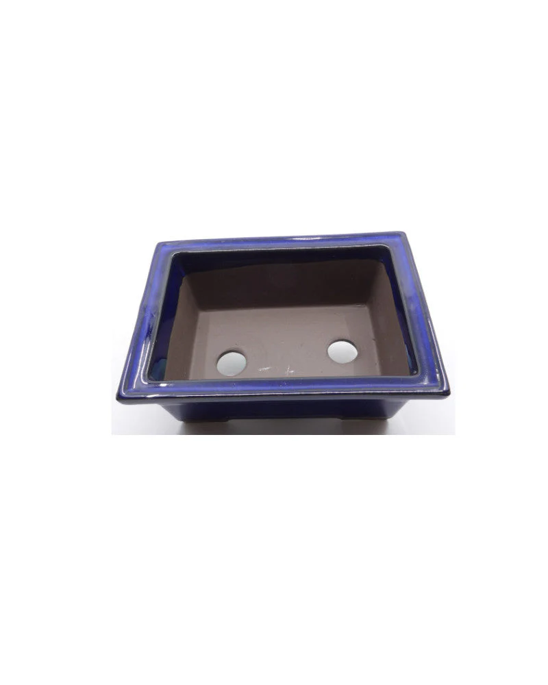 Bonsai pot blauwe rechthoekige 22cm - Image 4