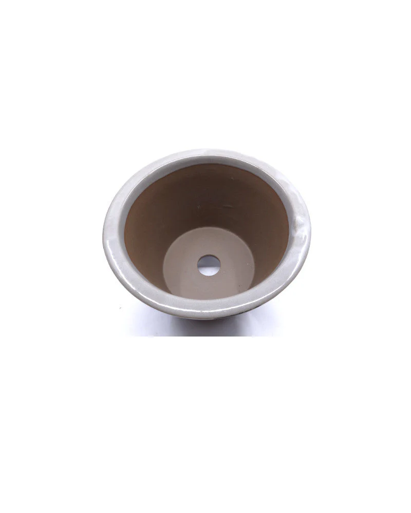 Bonsai pot Kutani yaki 'Hanakago' hand geschilderde multi-kleuren pot 12cm - Image 5