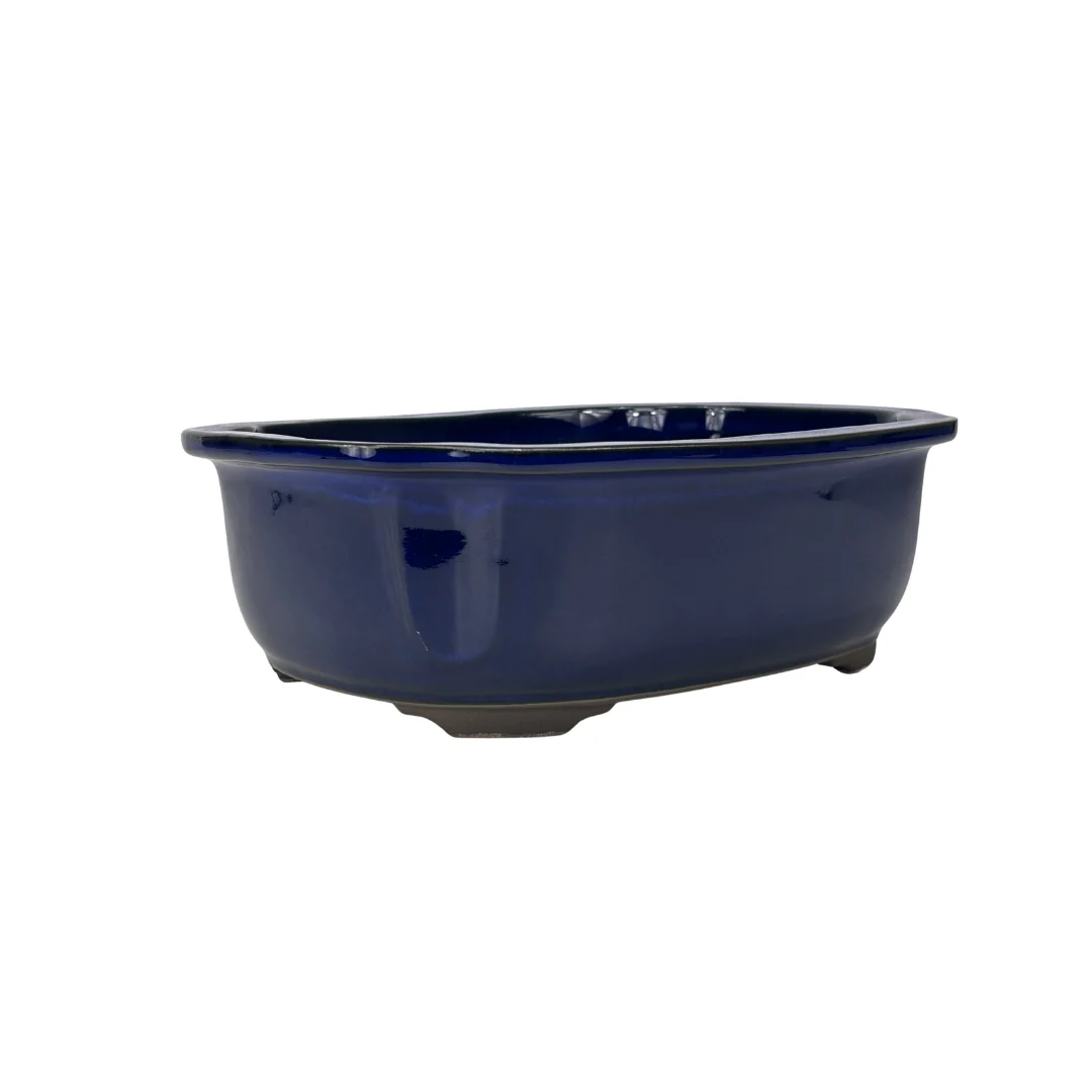 Bonsai pot blauw mokko 28cm - Image 2
