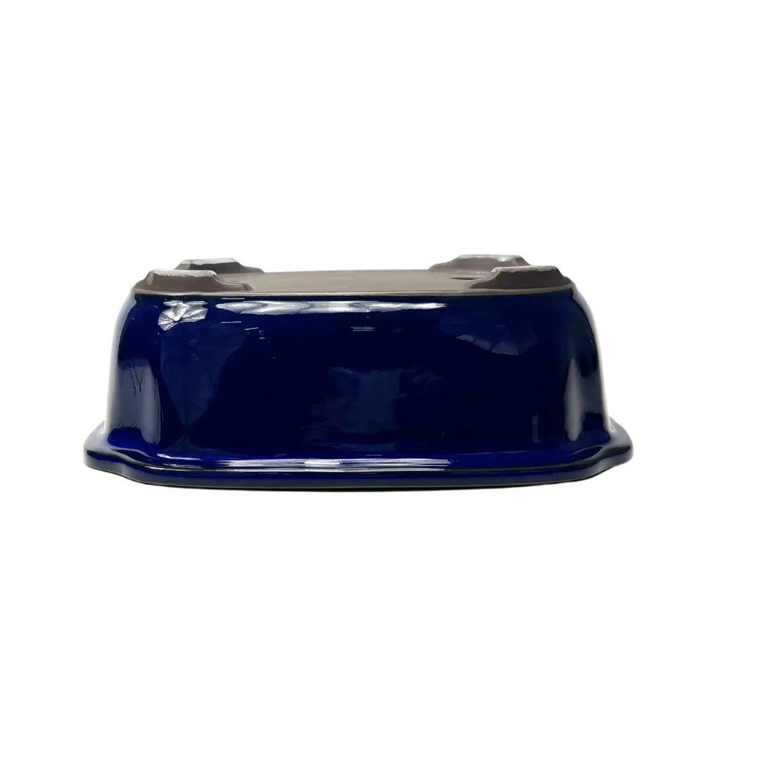 Bonsai pot blauw mokko 28cm - Image 4