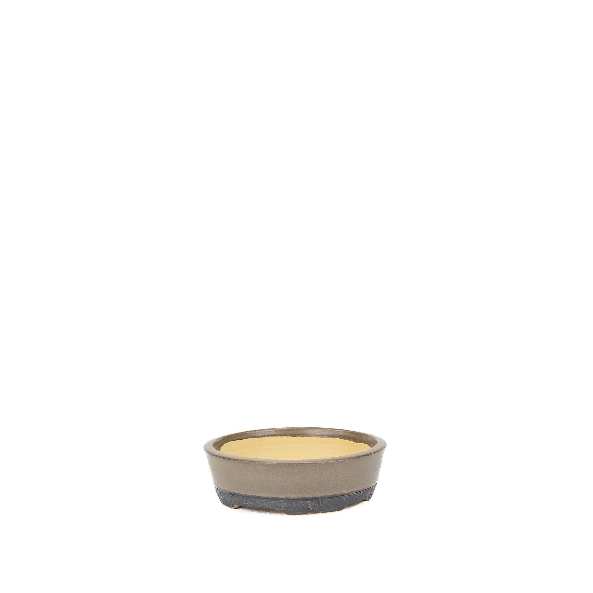 Bonsai pot bruin mat rond 11.3cm