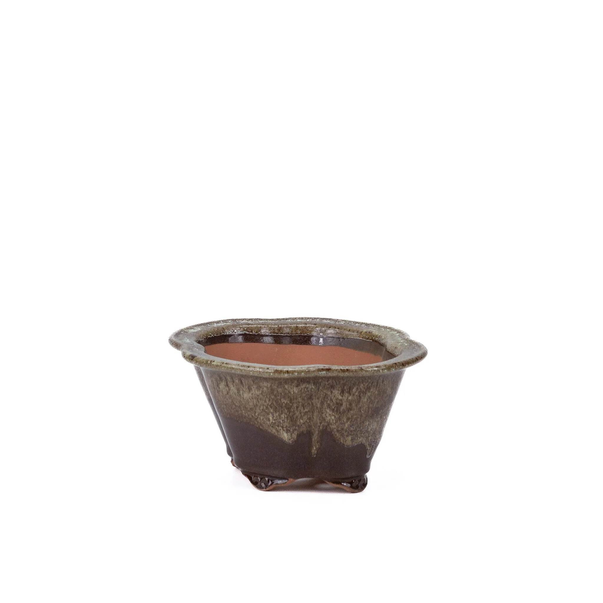 Bonsai pot chrysanten bruin beige 15.5cm - Image 4