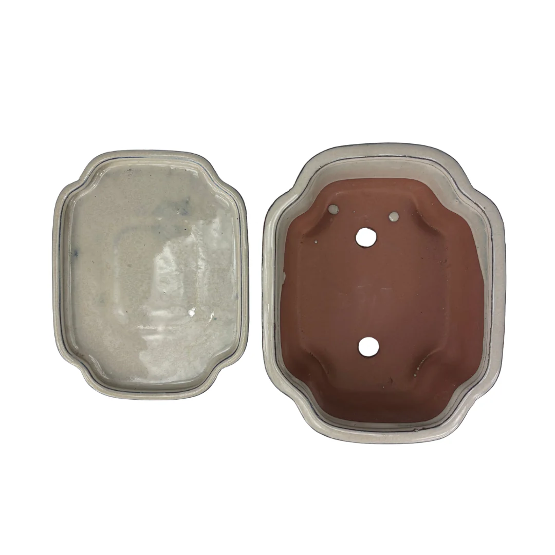 Bonsai pot creme mokko 16cm - set - Image 5