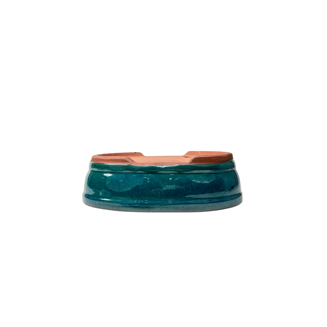 Bonsai pot groen ovaal 16cm - set - Image 4