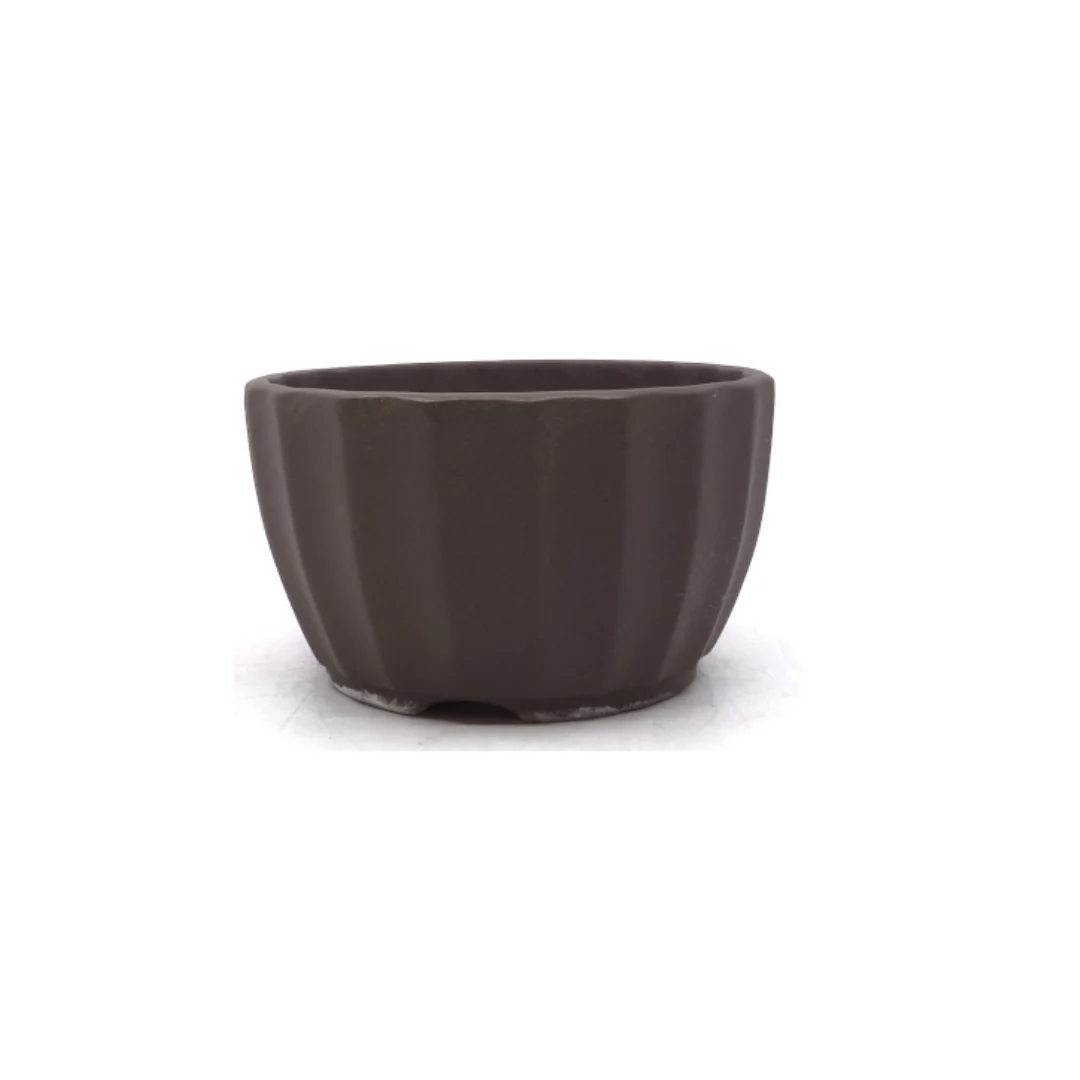 Bonsai pot ongeglazuurd chrysanten 15cm