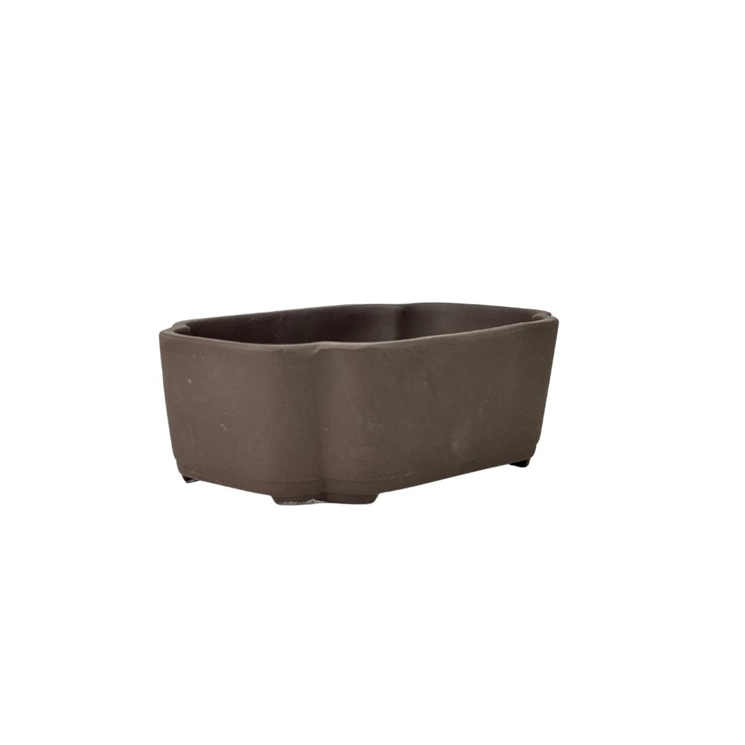 Bonsai pot ongeglazuurd mokko 18cm - Image 2