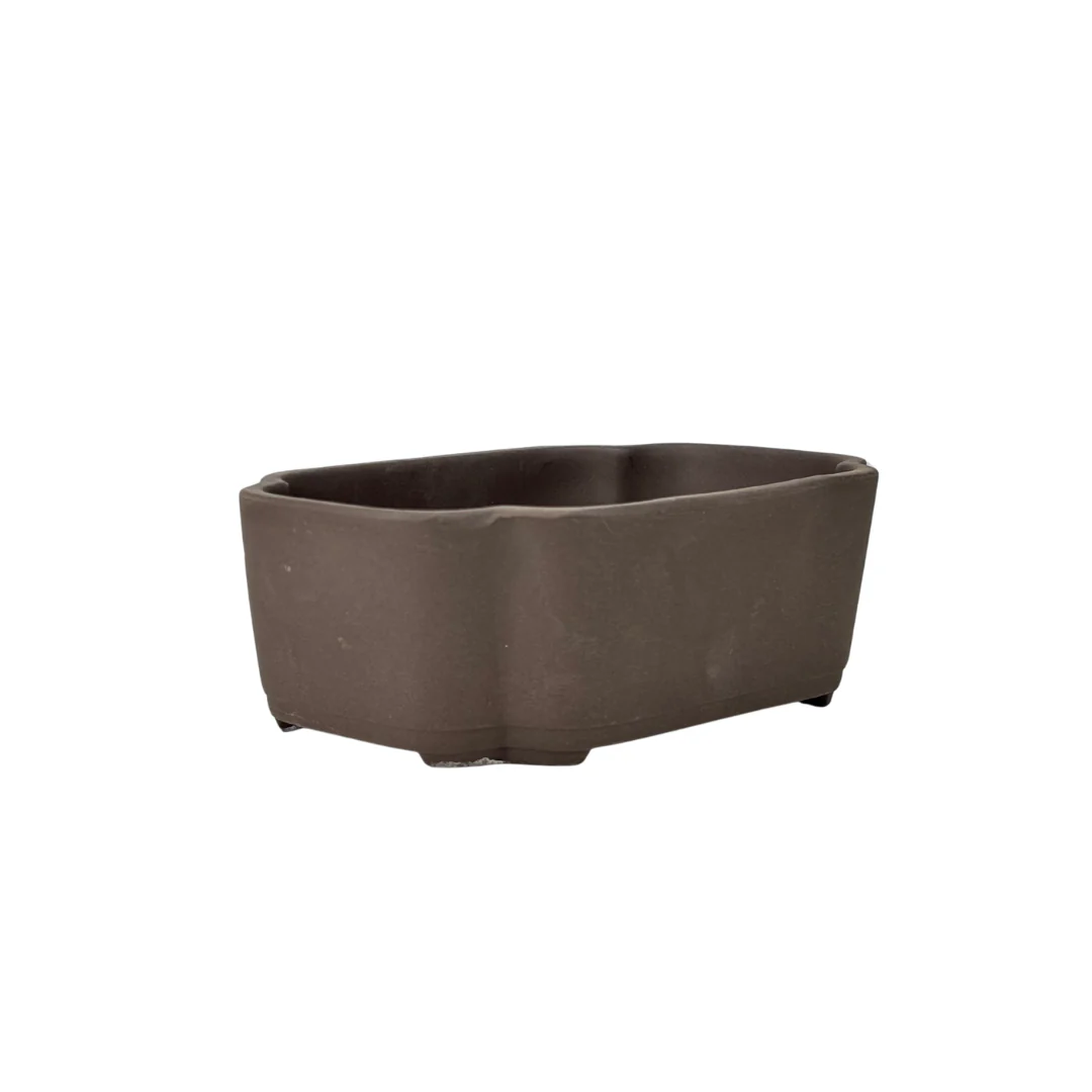 Bonsai pot ongeglazuurd mokko 21cm - Image 2