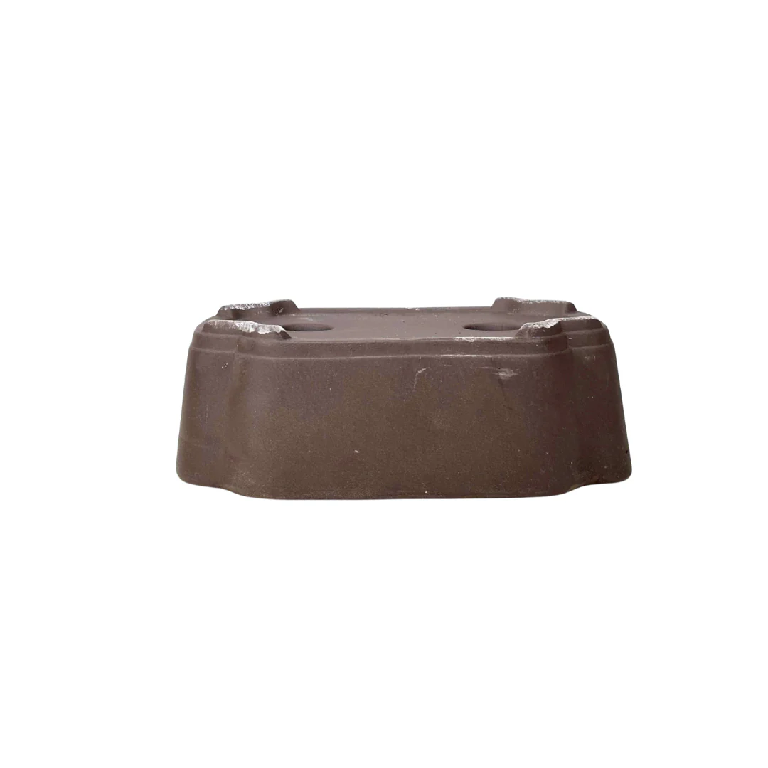 Bonsai pot ongeglazuurd mokko 21cm - Image 4