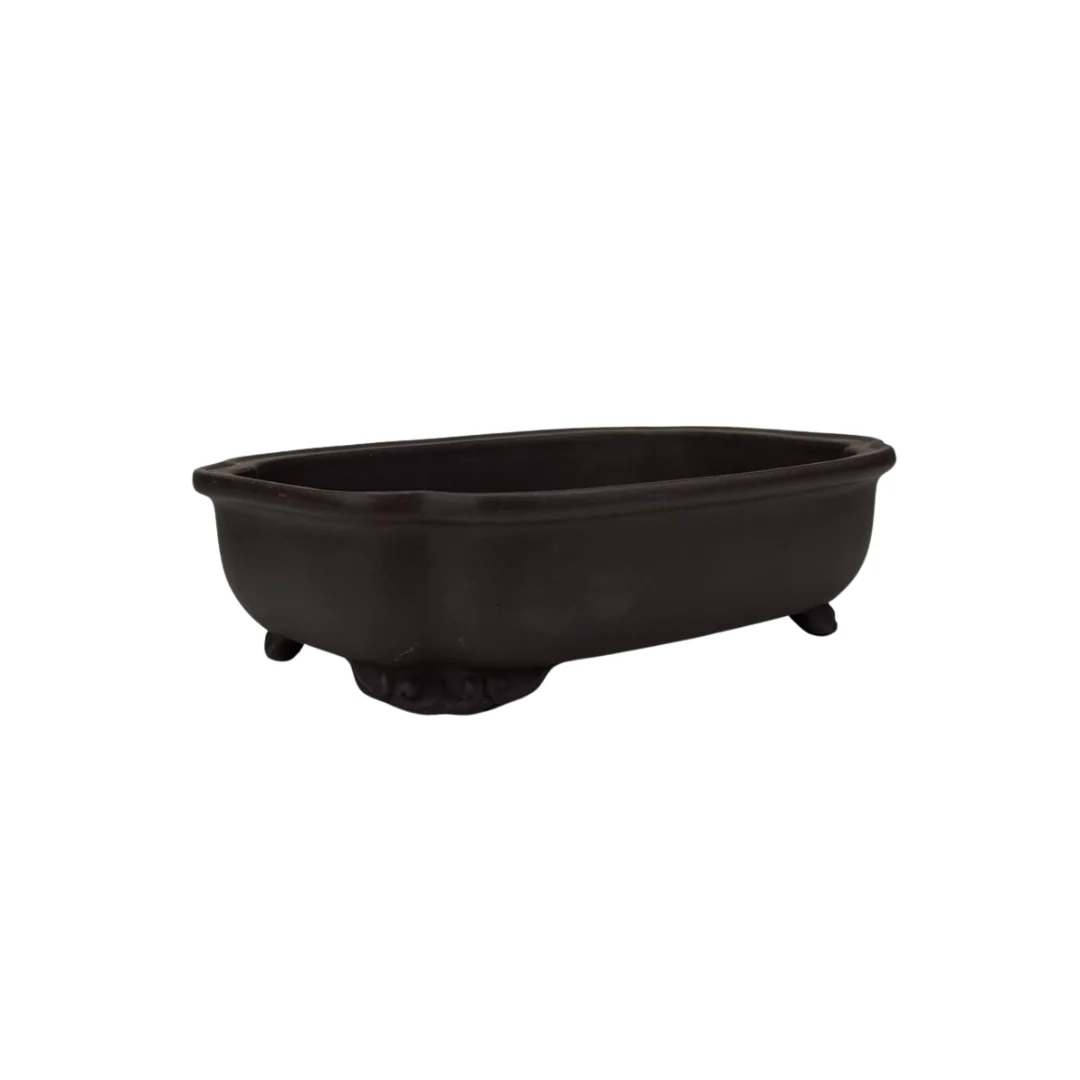 Bonsai pot ongeglazuurd mokko 23cm - Image 2