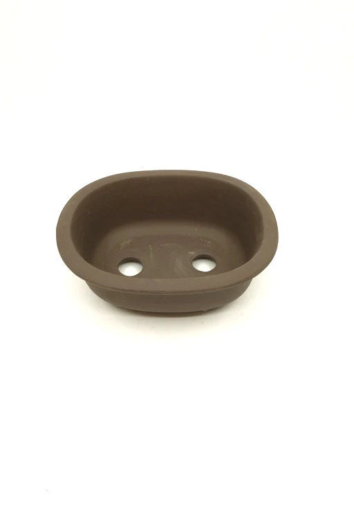 Bonsai pot ongeglazuurd ovaal 18cm - Image 3
