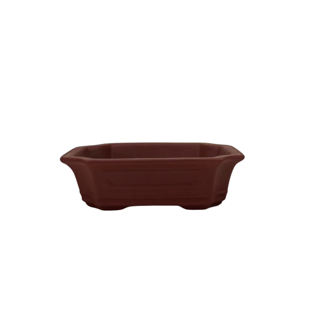 Bonsai pot ongeglazuurd rechthoek 18cm
