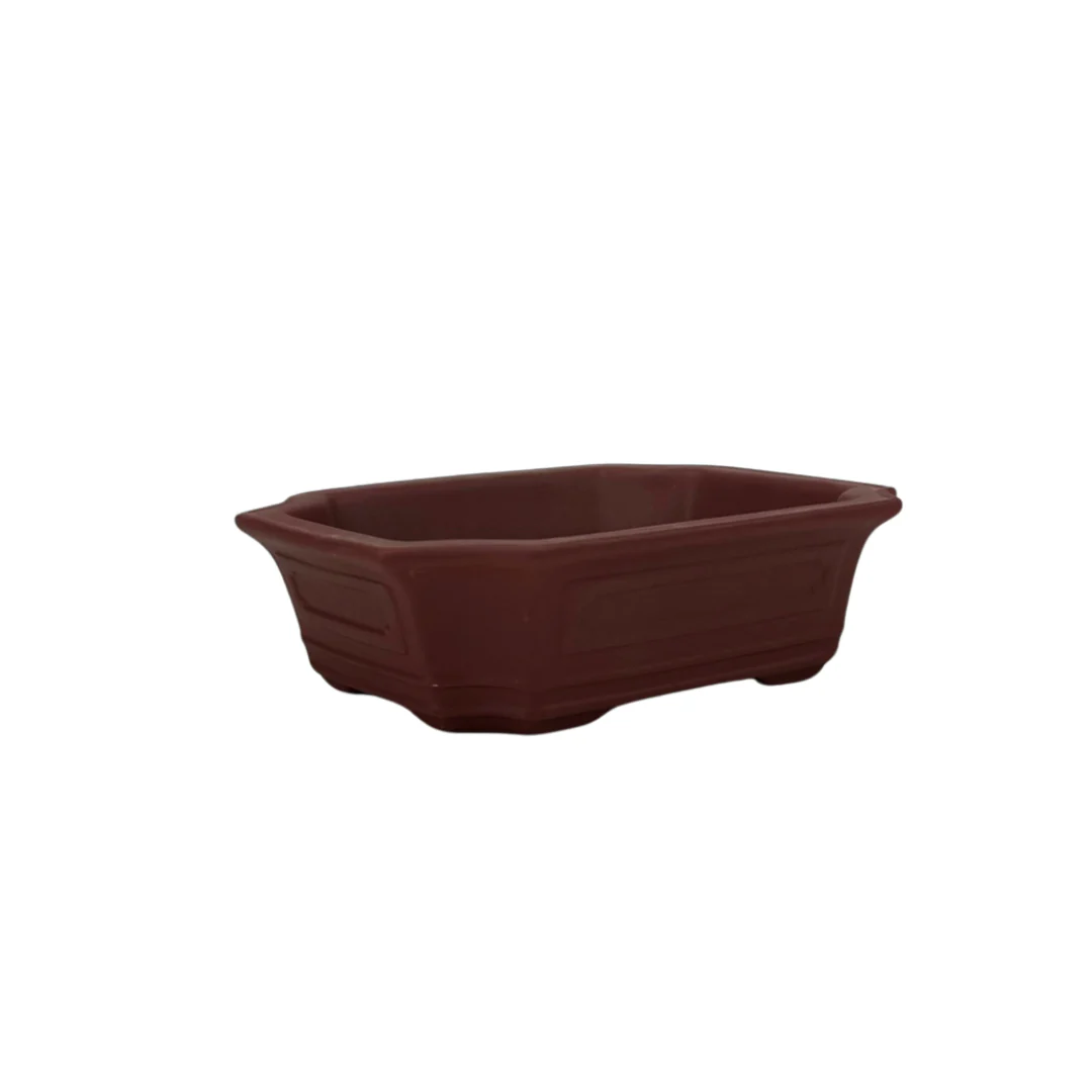 Bonsai pot ongeglazuurd rechthoek 18cm - Image 2