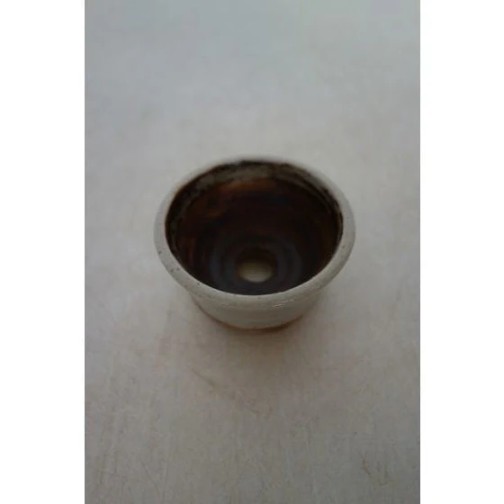 Mame bonsai pot 'Rene Lecocq' rond creme 5cm - Image 3