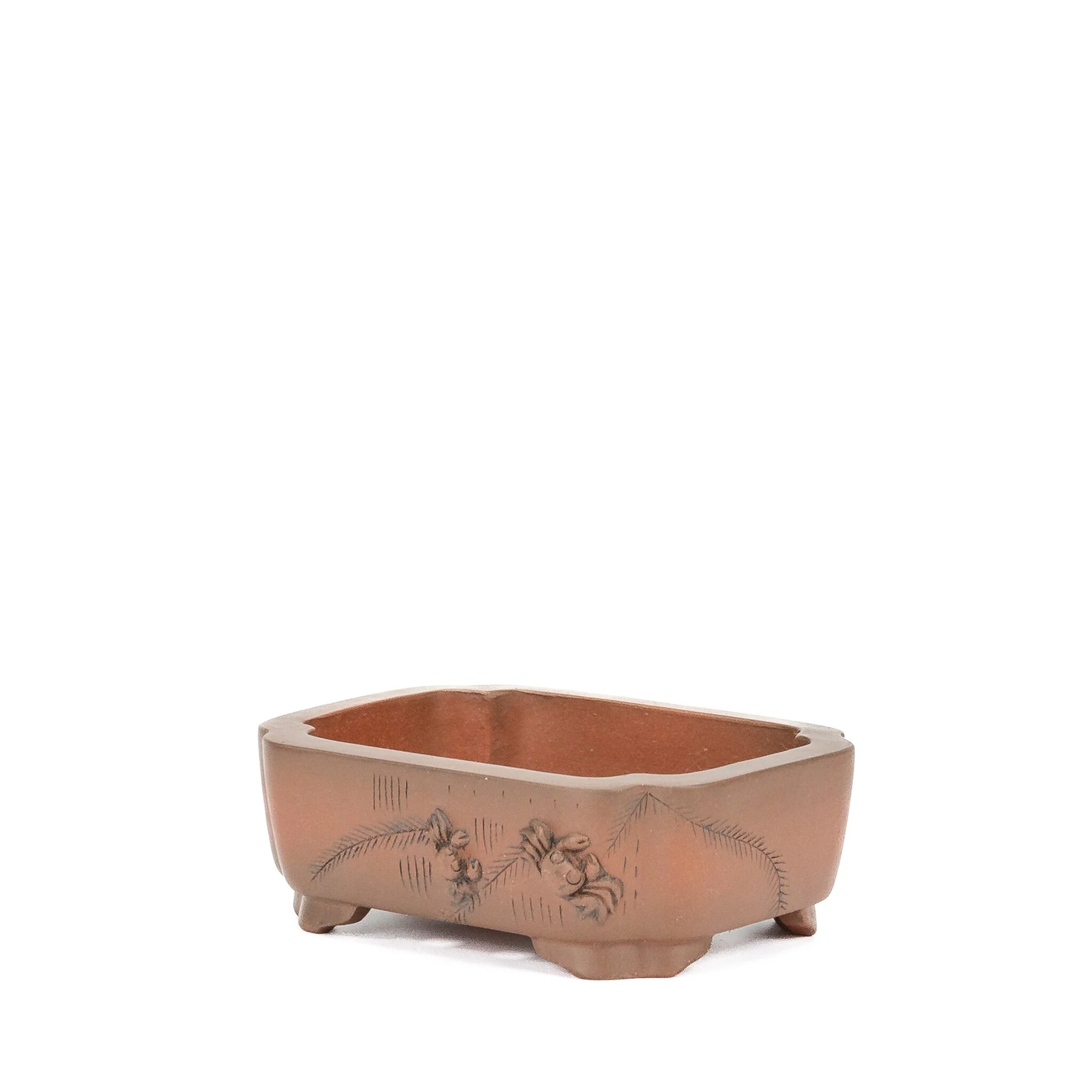 Bonsai pot Yixing ongeglazuurd mokko krab 13cm - Image 5