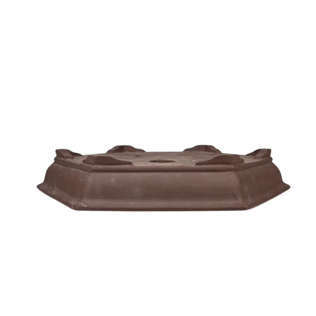 Bonsai pot - zeshoekig, ongeglazuurd (36cm breed) - Image 3
