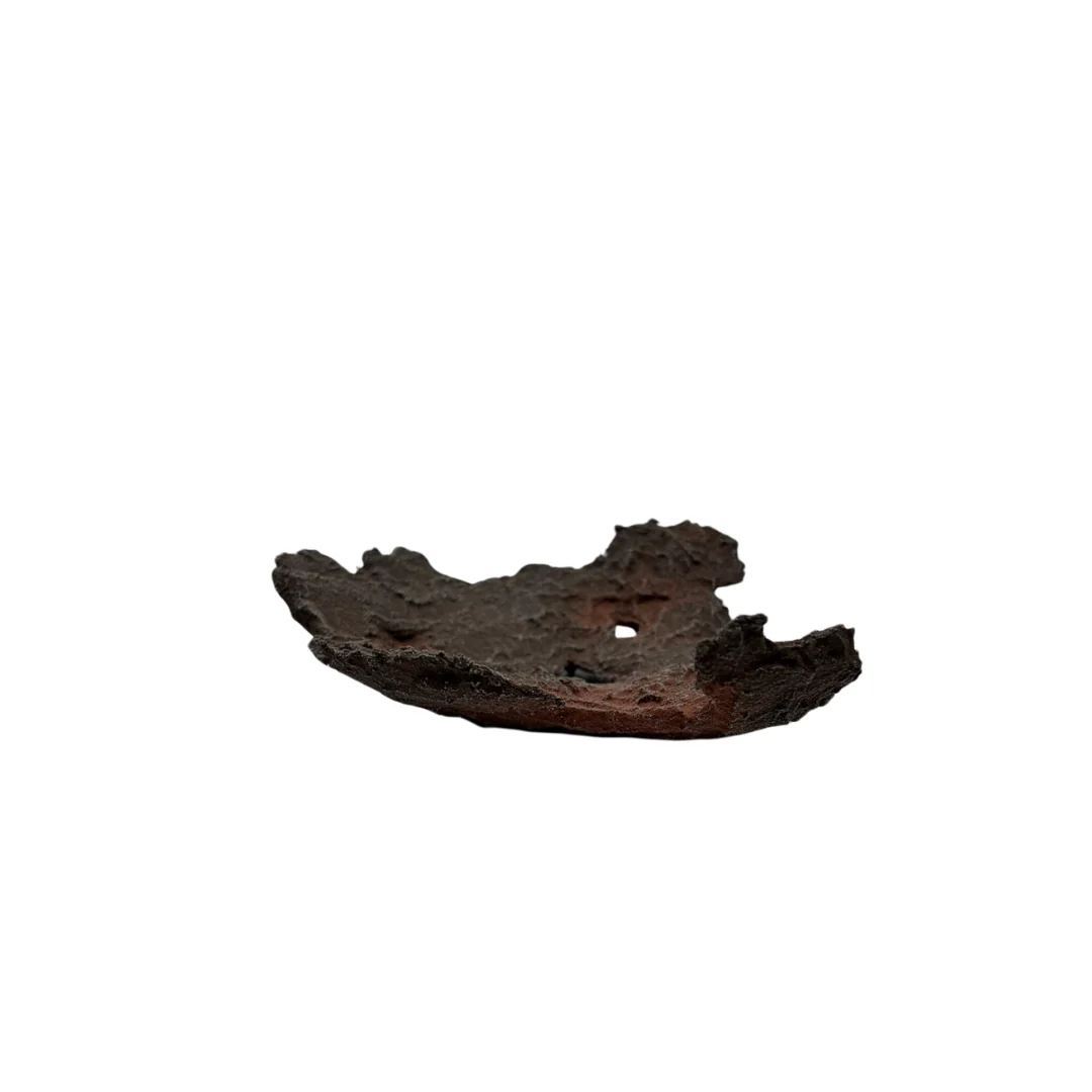 Bonsai slab bruin met rode accenten 18cm - Image 3