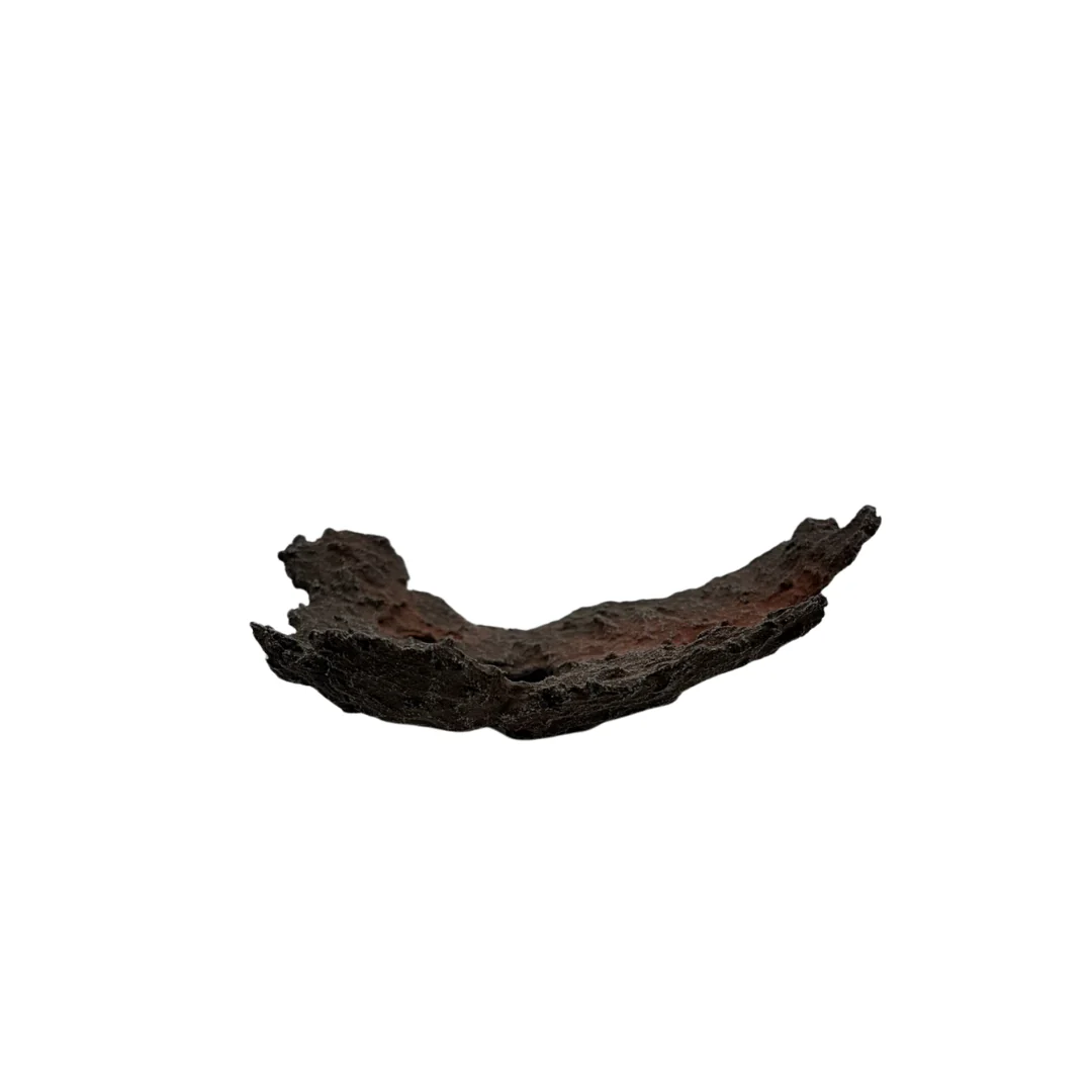 Bonsai slab bruin met rode accenten 18cm - Image 4