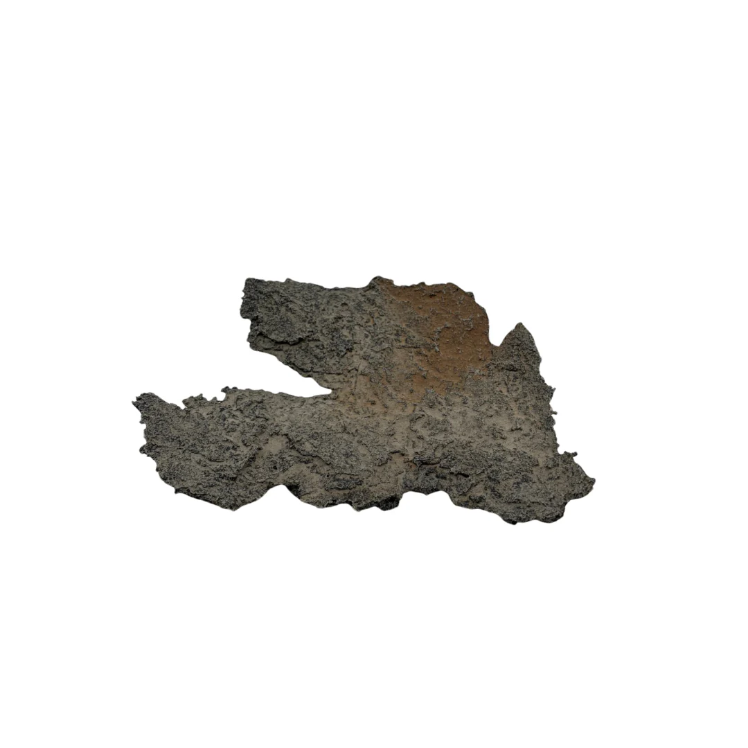 Bonsai slab grijs met beige accenten 23cm