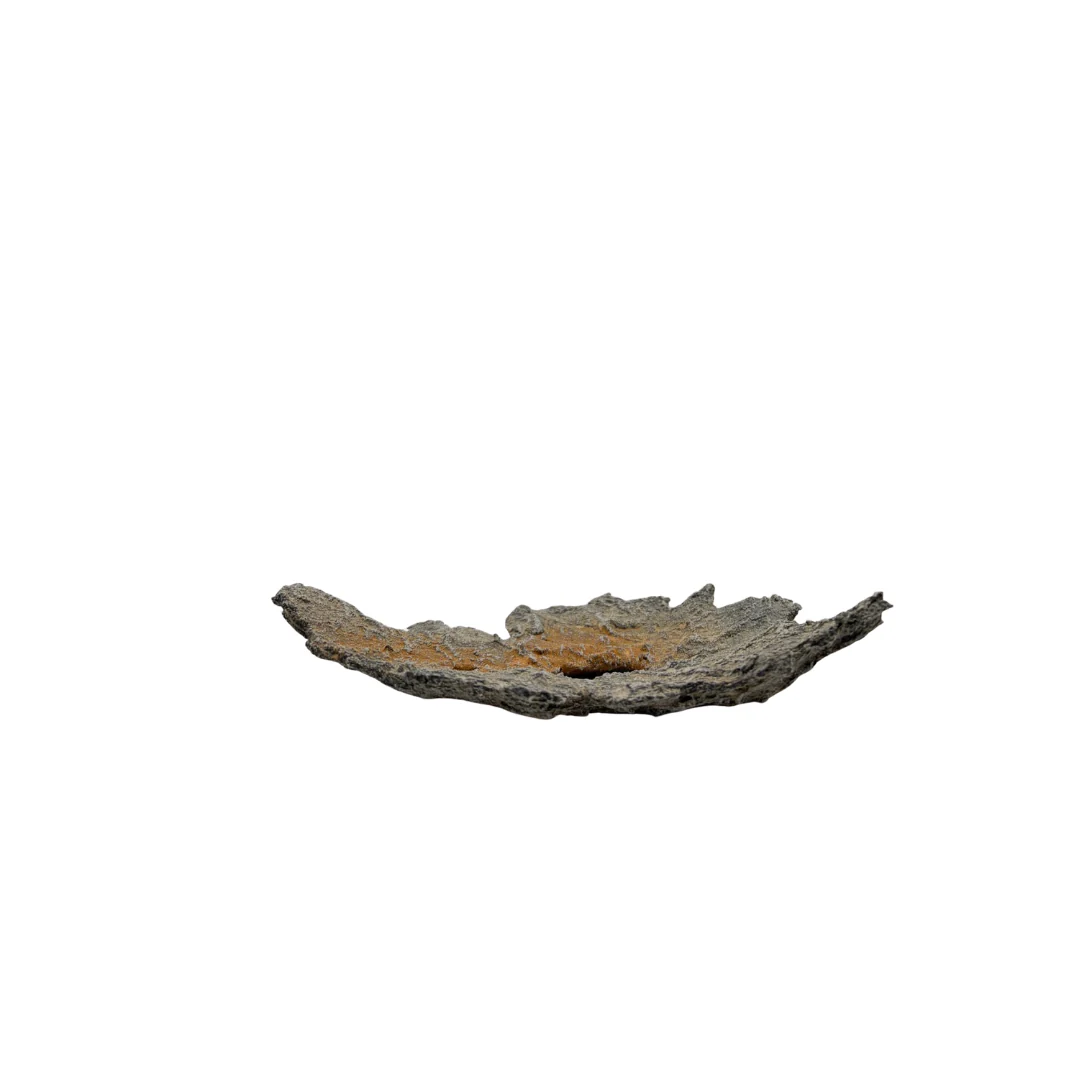 Bonsai slab lichtgrijs met oranje accenten 19cm - Image 4