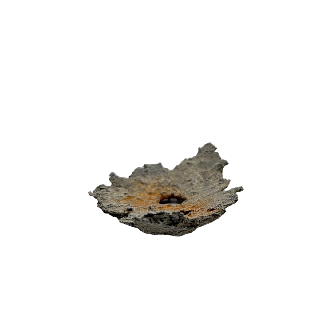 Bonsai slab lichtgrijs met oranje accenten 19cm - Image 5
