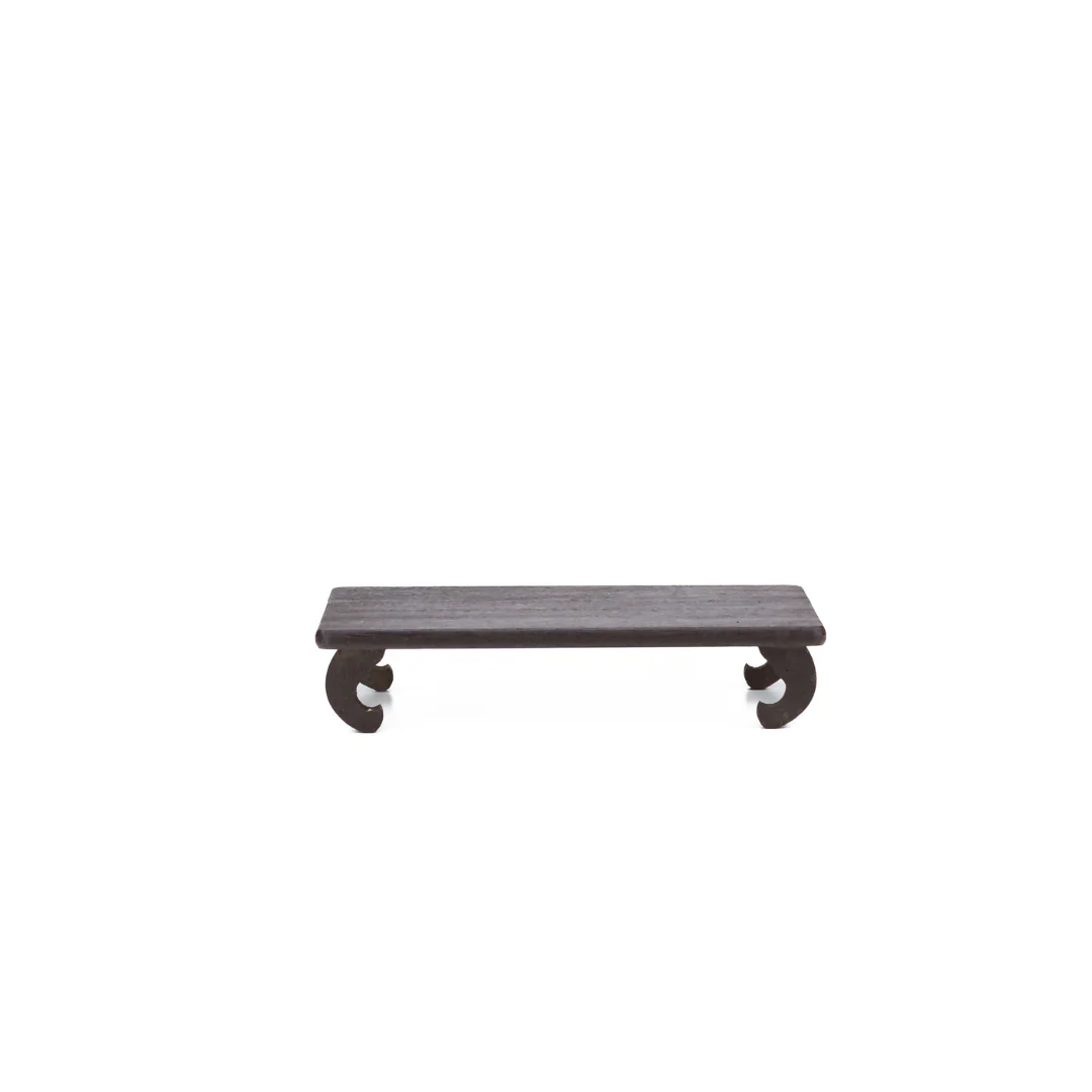 Bonsai tafel donker bruin 14cm