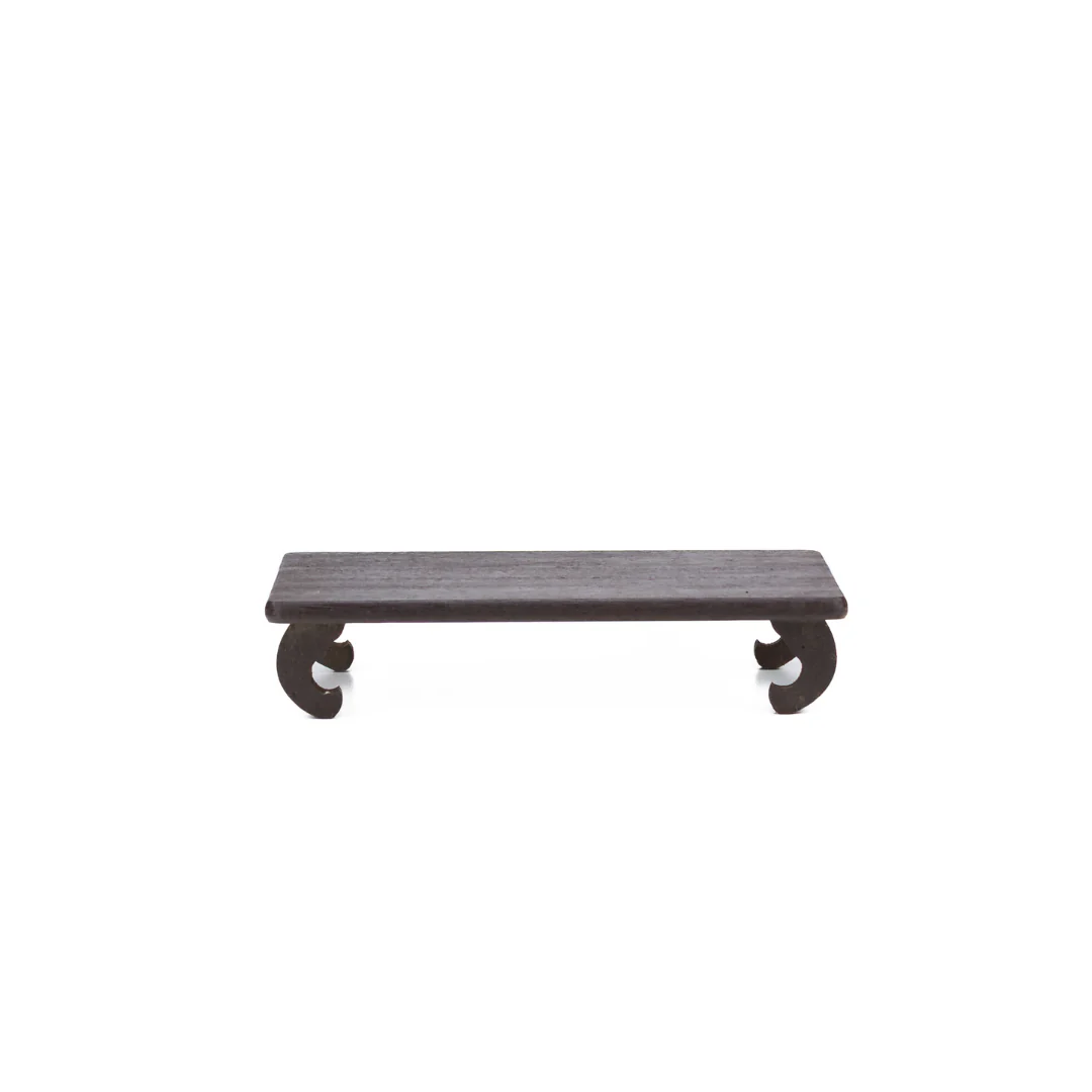 Bonsai tafel donker bruin 18cm