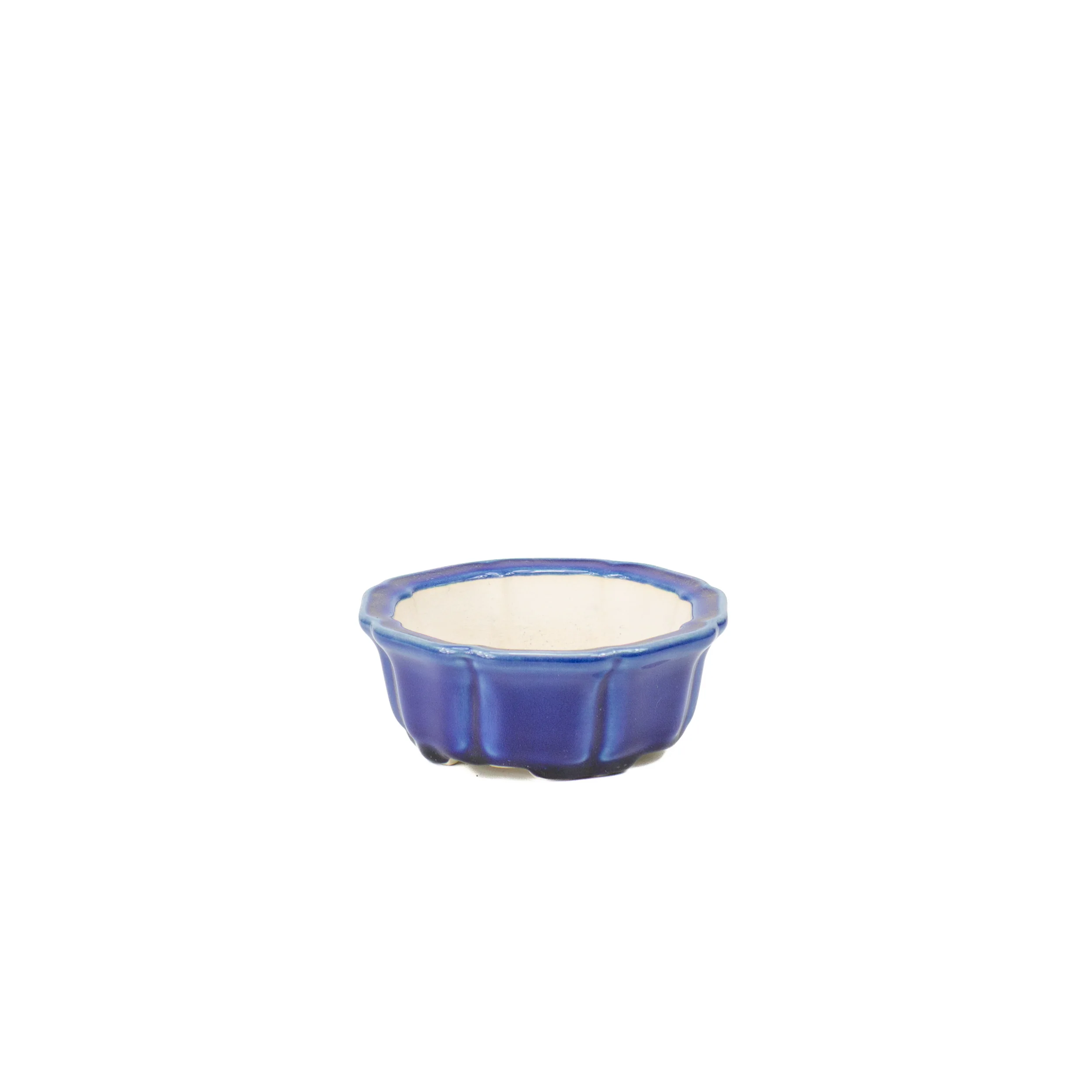 Bonsai Yixing pot blauw lotus 13cm