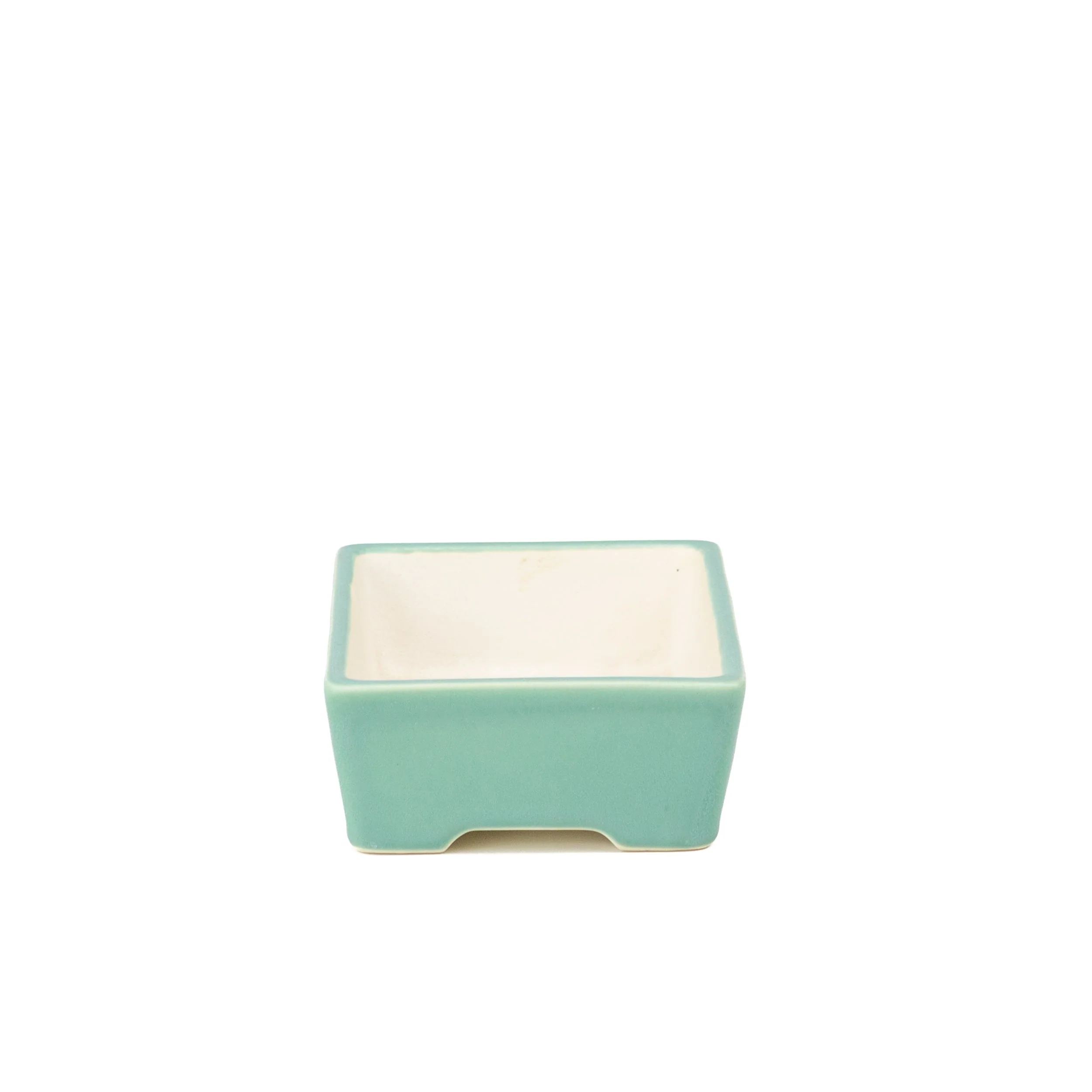 Bonsai Yixing pot turquoise rechthoek 15cm - Image 2