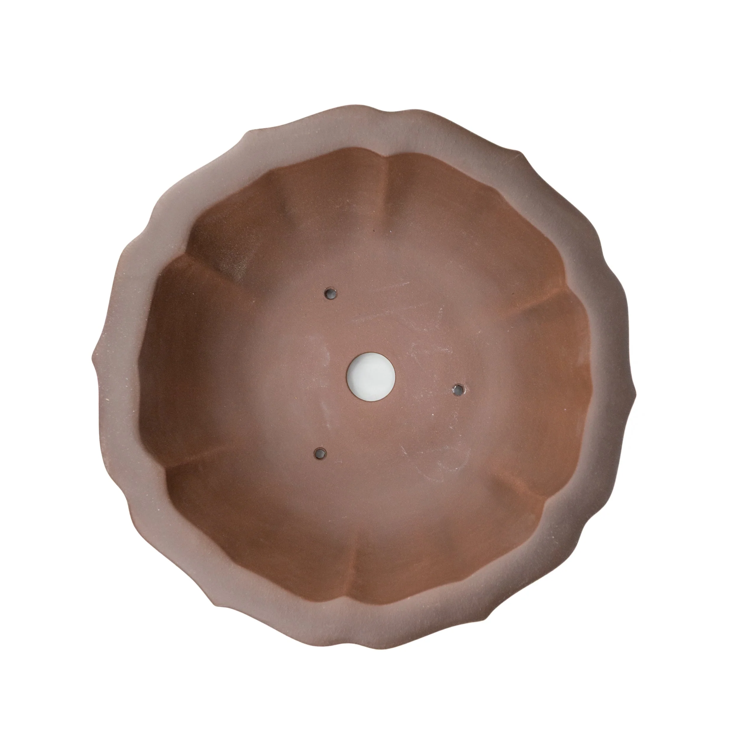 Bonsai Yixing pot ongeglazuurd lotus rond 35cm - Image 2