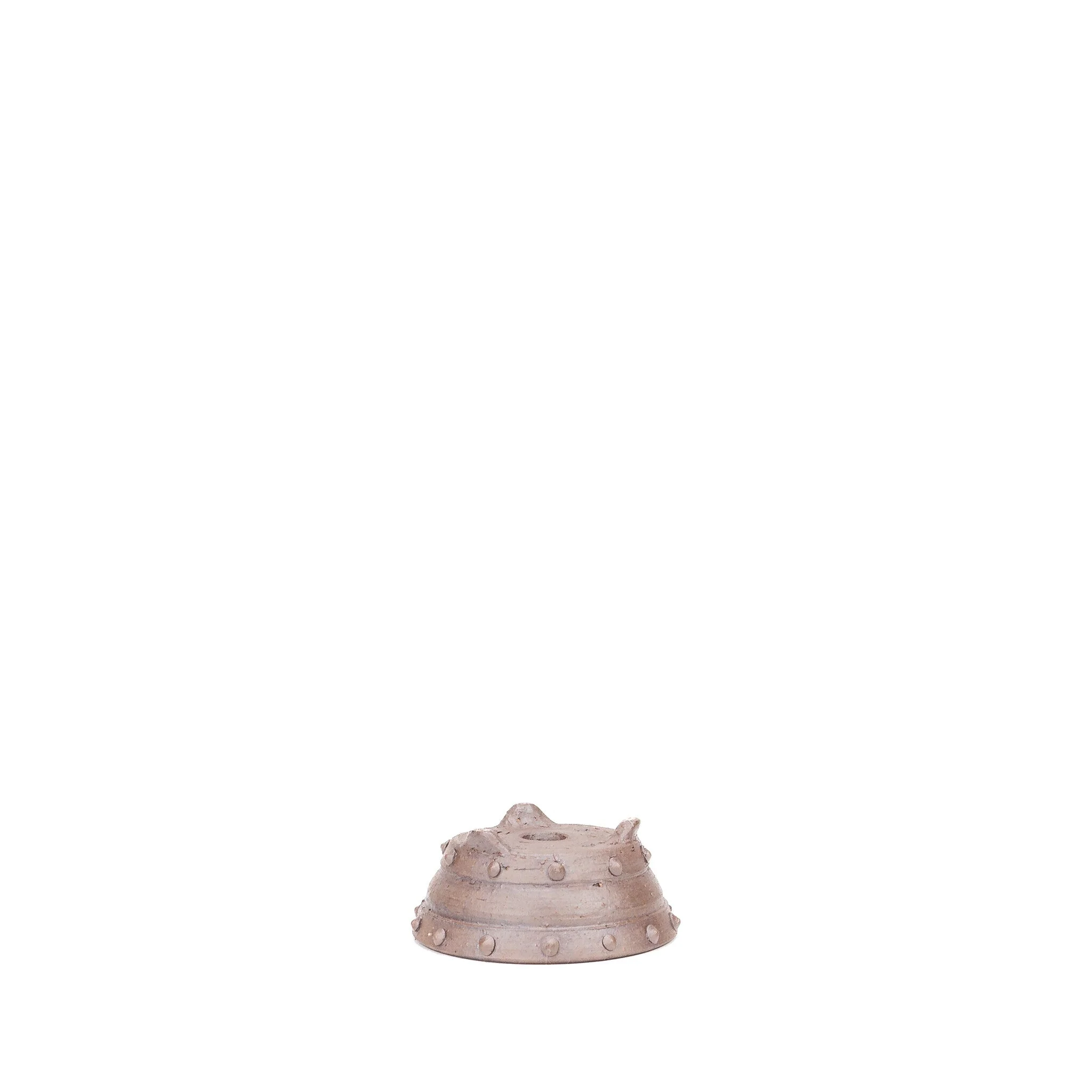 Shohin bonsai pot ongeglazuurd trommel rond 10cm - Image 3