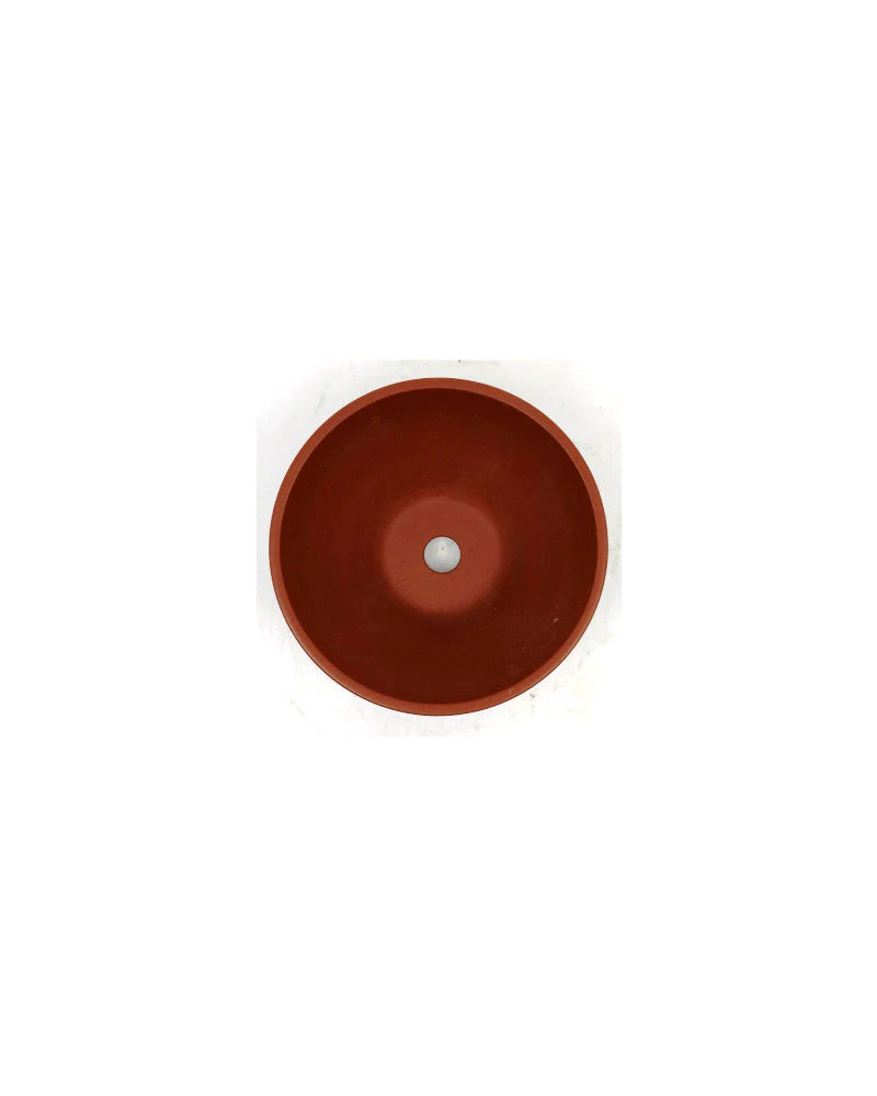 Shohin bonsai pot Yixing ongeglazuurd rond 9 cm - Image 3