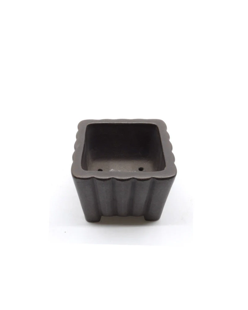 Shohin bonsai pot Yixing vierkant 9cm - Image 3