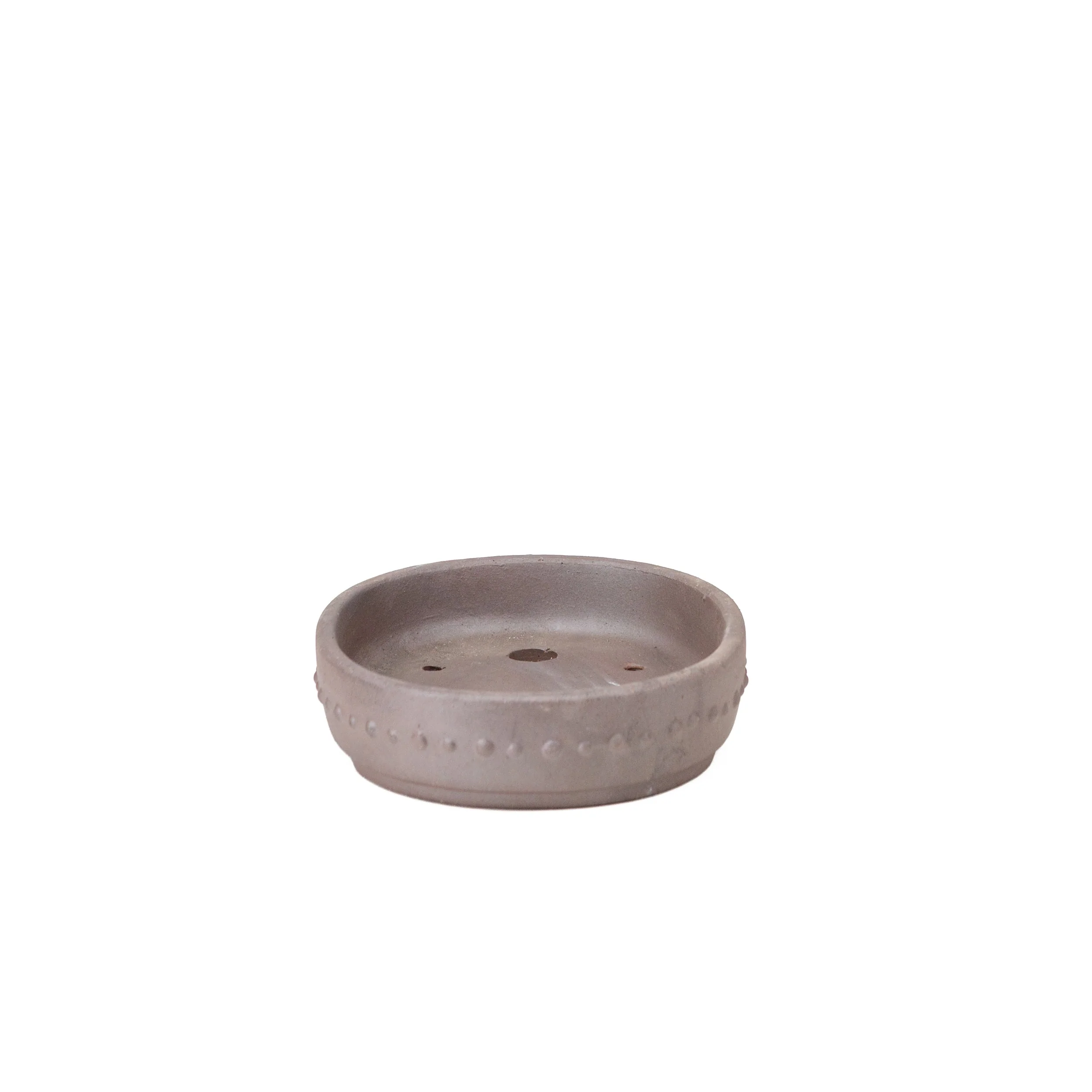 Bonsai pot ongeglazuurd ovaal (trommel) 18cm - Image 2